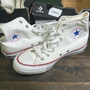 Converse White High-Top Sneakers